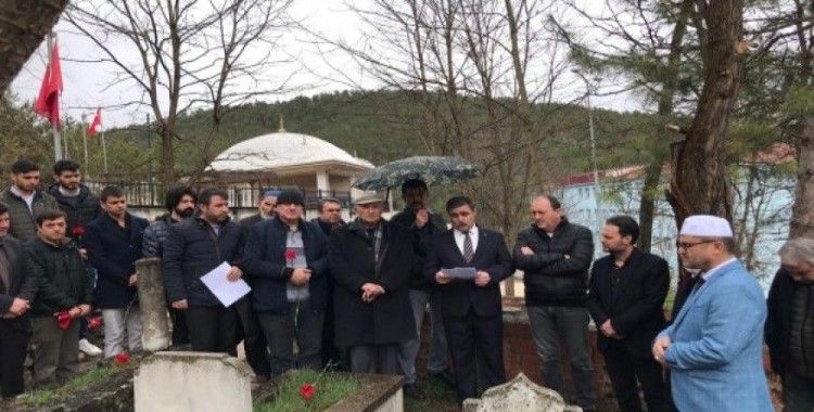 Şemsizâde Ahmed Ziyaeddin Uluoğlu vefat yıldönümünde kabri başında anıldı