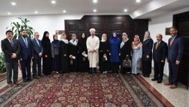 Yarışmalarda derece alan öğrencilerden Diyanet İşleri Başkanı Erbaş’a ziyaret