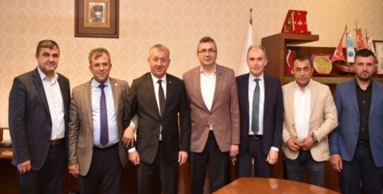 MHP İl Başkanı Aydın ve Çınar’dan Başkan Çatal’a ziyaret