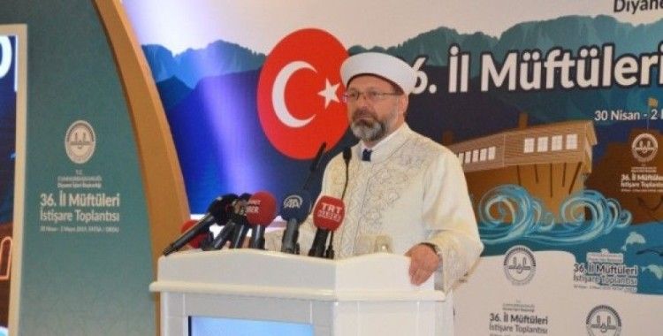 Diyanet İşleri Başkanı Erbaş: “Zekatın, diğer ibadetlerden ayırt edilmemesi gerekiyor”