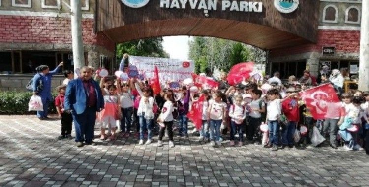 Dezavantajlı çocuklar Tarsus Hayvanat Bahçesini gezdi