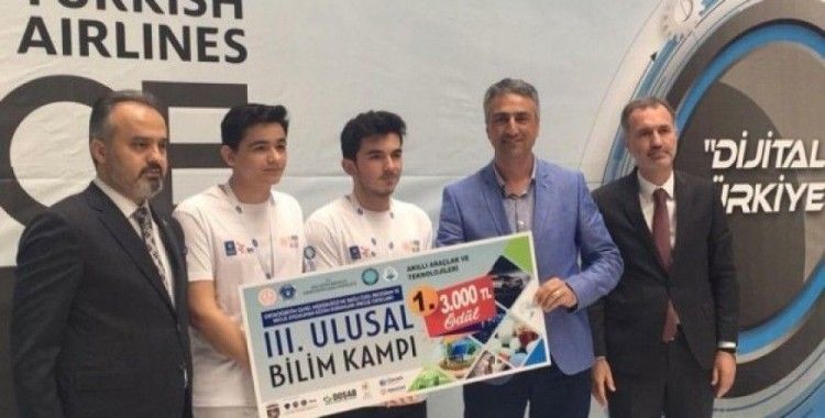 3. Ulusal Bilim Kampı Proje Yarışması’nda SSBL şampiyon oldu