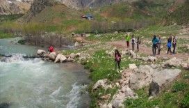 Huzur gelince doğa tutkunları Mercan Vadisi'ne akın etti