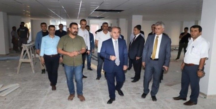 Şırnak Valisi Aktaş kamu yatırımlarını inceledi