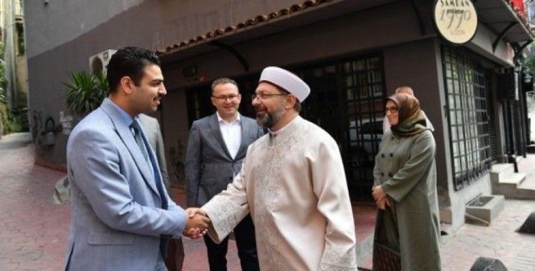 Diyanet İşleri Başkanı Erbaş’tan 15 Temmuz gazisine bayram ziyareti