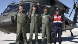 Helikopter destekli uygulamada 290 araç kontrol edildi