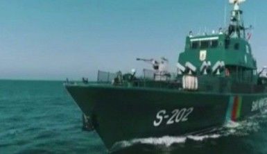 Hazar Denizi’nde batan İran gemisinin görüntüleri yayınlandı