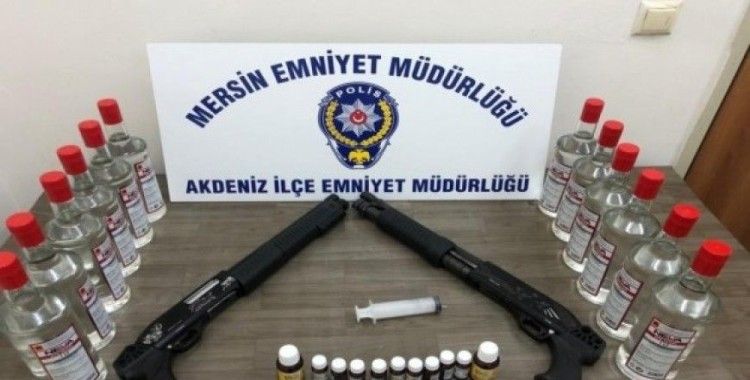 Mersin’de kaçak sigara ve alkol operasyonları: 6 gözaltı