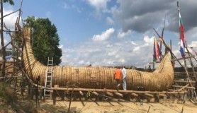 Kamıştan yapılmış gemi bugün İstanbul’a ulaşacak