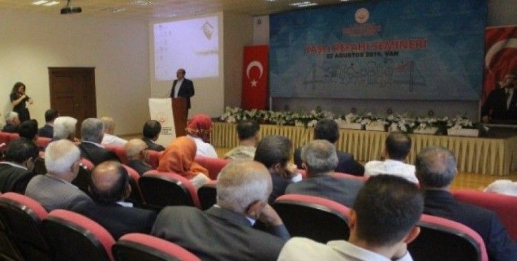 Van’da “Yaşlı Refahı” semineri