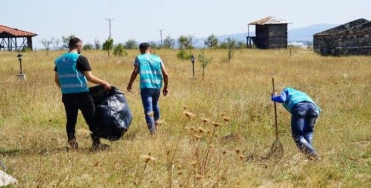 Kastamonu’da hükümlüler kültür köyünü temizledi