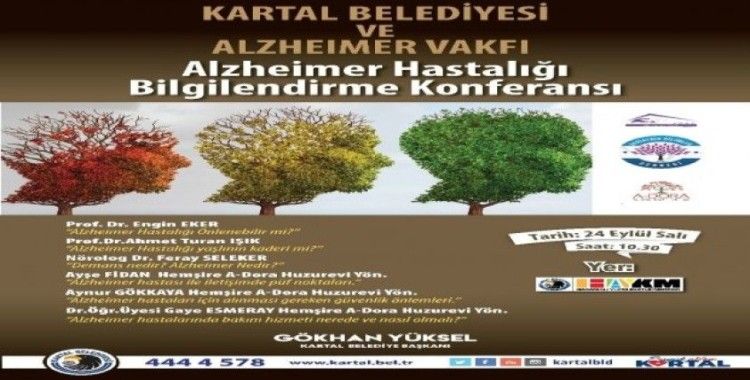 Kartal Belediyesinden Alzheimer Hastalığı Bilgilendirme Konferansı