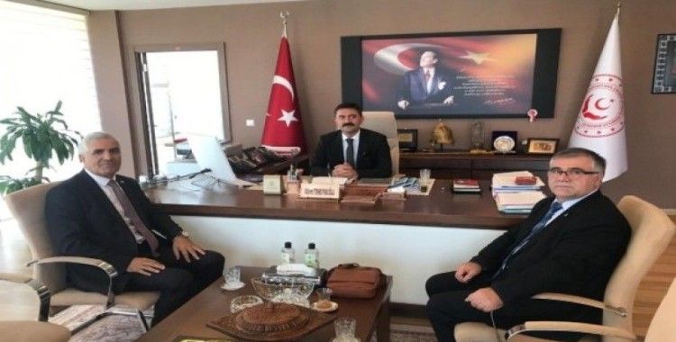 DATÜB heyeti, Bülent Tekbıyıkoğlu’nu ziyaret etti