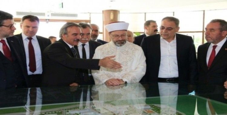 Diyanet İşleri Başkanı Erbaş’tan NEVÜ Rektörü Bağlı’ya ziyaret