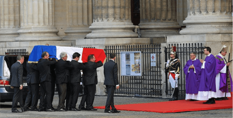 Eski Fransa Cumhurbaşkanı Chirac için cenaze töreni düzenlendi