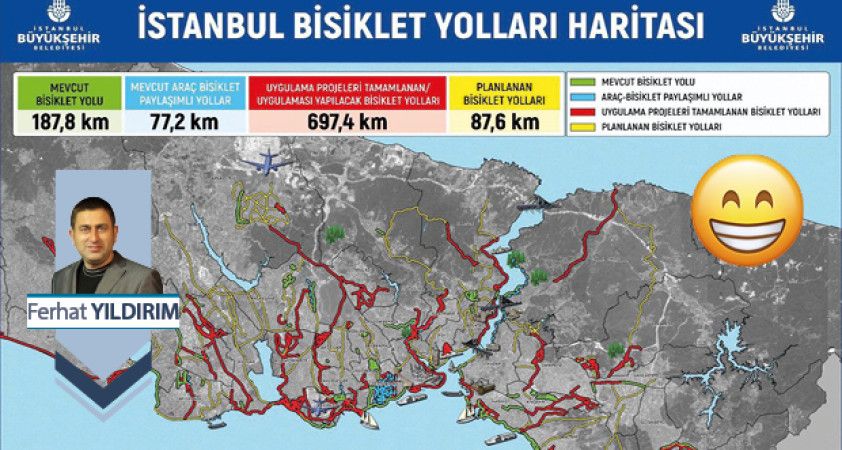 İstanbul'a 36 km bisiklet yolu kazandıran büyük başkan