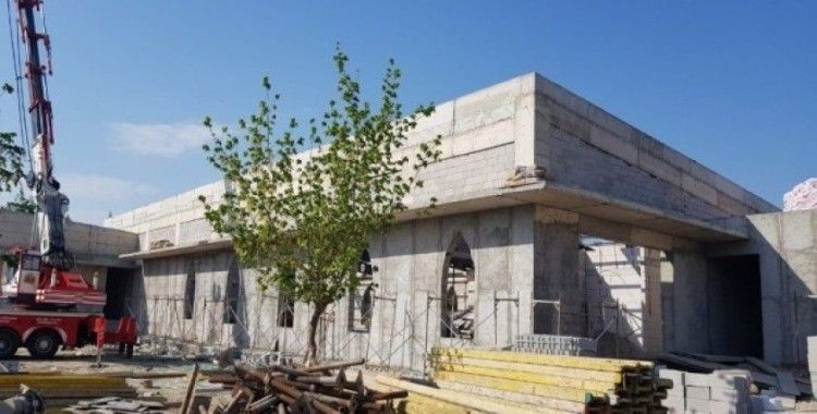 Uzuntarla Kültür Merkezi’nin kaba inşaatı tamamlandı