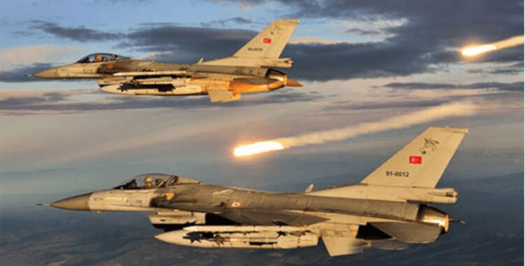 Irak’ın kuzeyine hava harekatında 9 PKK’lı etkisiz hale getirildi
