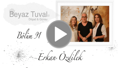 Erkan Özdilek ile sanat Beyaz Tuval'in 91. bölümünde