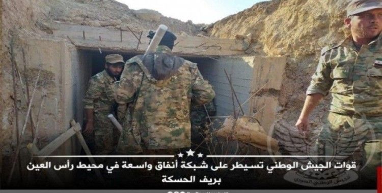 Suriye Milli Ordusu PYD/PKK’nın geniş tünel ağını kontrol altına aldı