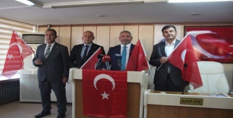 Çorum Belediyesi Meclisinden Barış Pınarı Harekatı’na destek deklarasyonu