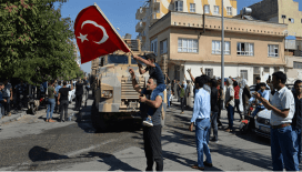 Suriye’de TSK’ya destek gösterileri düzenlendi