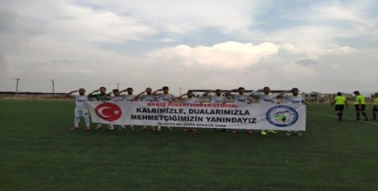 Barış Pınarı harekatına yeşil sahalardan destek