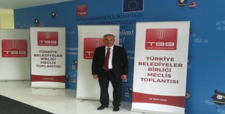 Başkan Yaman, Türkiye Belediyeler Birliği Olağan Toplantısına katıldı