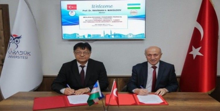 KBÜ ile Özbekistan Fergana Devlet Üniversitesi arasında iş birliği