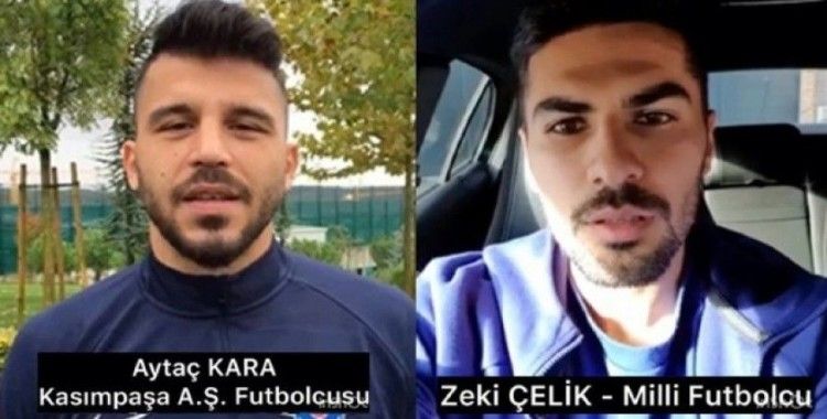 Milli futbolculardan Anadolu Üniversitesi U-12 takımına tebrik mesajı
