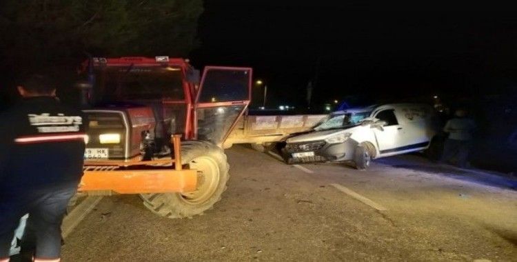 Tekirdağ’da feci kaza: 2 yaralı