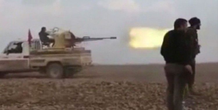 Tel Tamr’da SMO askerlerinin YPG’li teröristlerle çatışma anı görüntülendi
