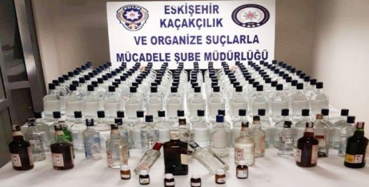 Eskişehir’de kaçak içki operasyonu: 1 gözaltı