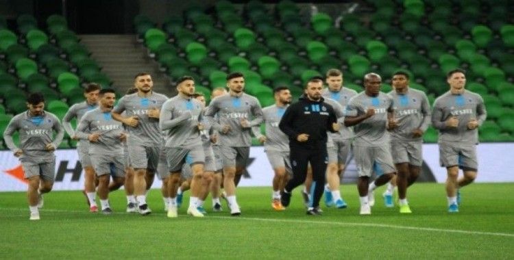 Trabzonspor, Krasnodar maçı hazırlıklarını tamamladı