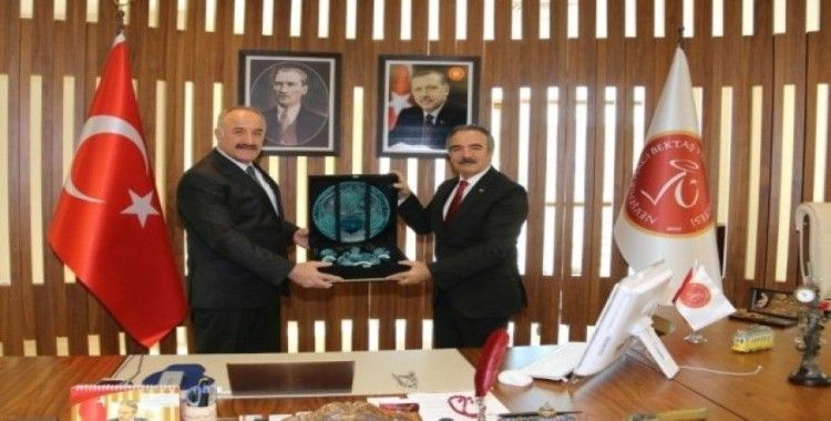 MGK Genel Sekreteri Hacımüftüoğlu’ndan Rektör Bağlı’ya ziyaret