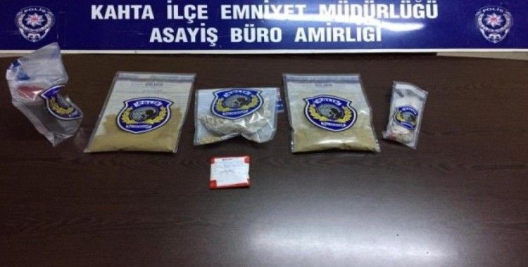 Kahta’da uyuşturucu satan 2 kişi tutuklandı