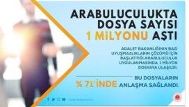 Arabuluculukta dosya sayısı 1 milyonu aştı