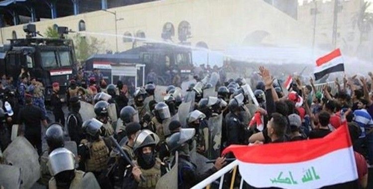 Irak'ta hükümet karşıtı protestolara engellilerden destek