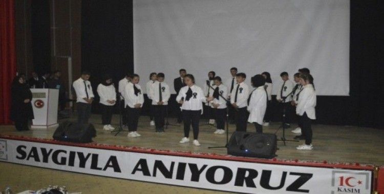 Ağrı’da 10 Kasım Atatürk’ü Anma Töreni düzenlendi
