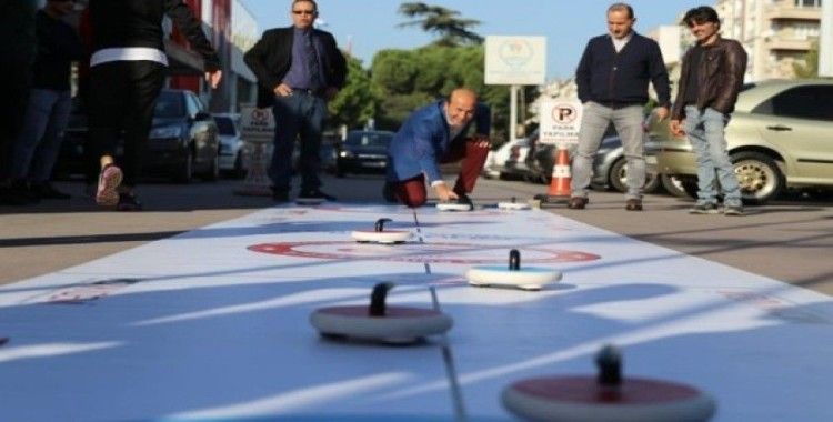 Aydın’a floor curling heyecanı