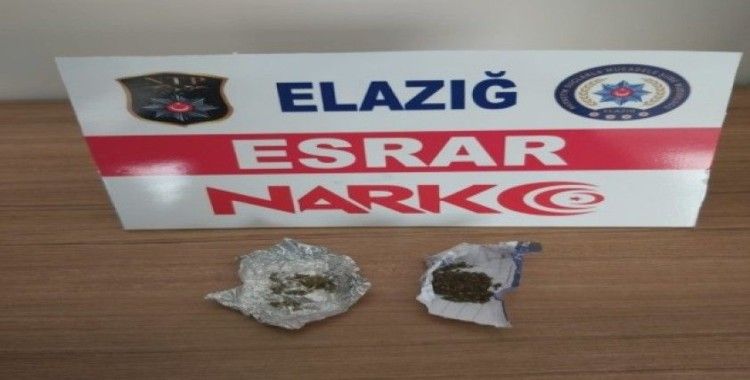 Elazığ’da uyuşturucu operasyonları: 4 tutuklama