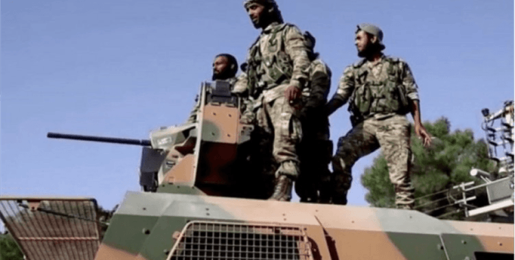 Suriye Milli Ordusu Resulayn'da mühimmat buldu