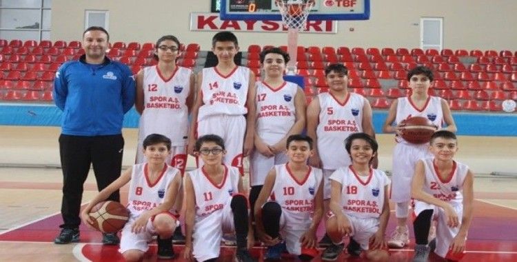 Kayseri U-14 Erkekler Basketbol Ligi: Volkan Aksoyak Spor-TED Koleji: 78-30