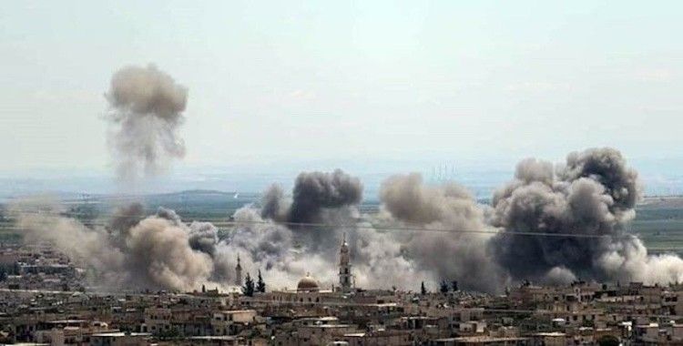 Rus uçakları ve Esad rejiminden İdlib'e saldırı