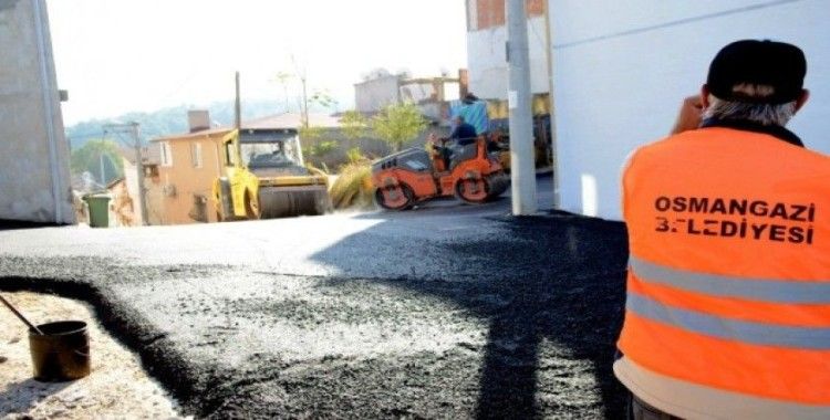 Osmangazi’den Ovaakça ve Panayır’da asfalt çalışması