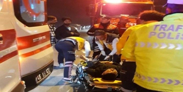 Kahramanmaraş’ta trafik kazası: 1 ağır yaralı