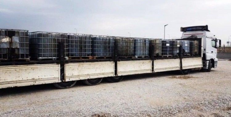 Konya’da durdurulan tırlardan 54 bin litre kaçak akaryakıt çıktı