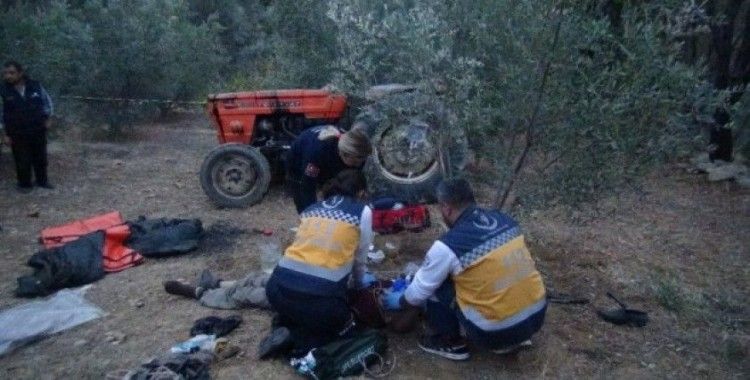 Antalya’da traktörün altında kalan yaşlı adam hayatını kaybetti