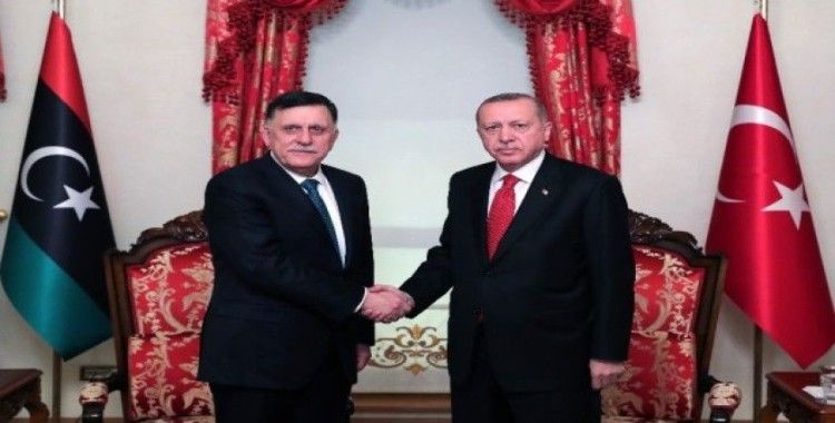 Cumhurbaşkanı Erdoğan’ın Sarraj’ı kabulü sona erdi