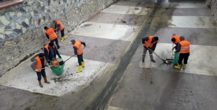 Akşehir Belediyesinden kış temizliği